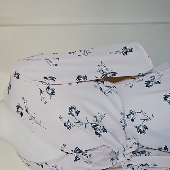 Wayf poplin floral top blouse size xsmall - Picture 6 of 16